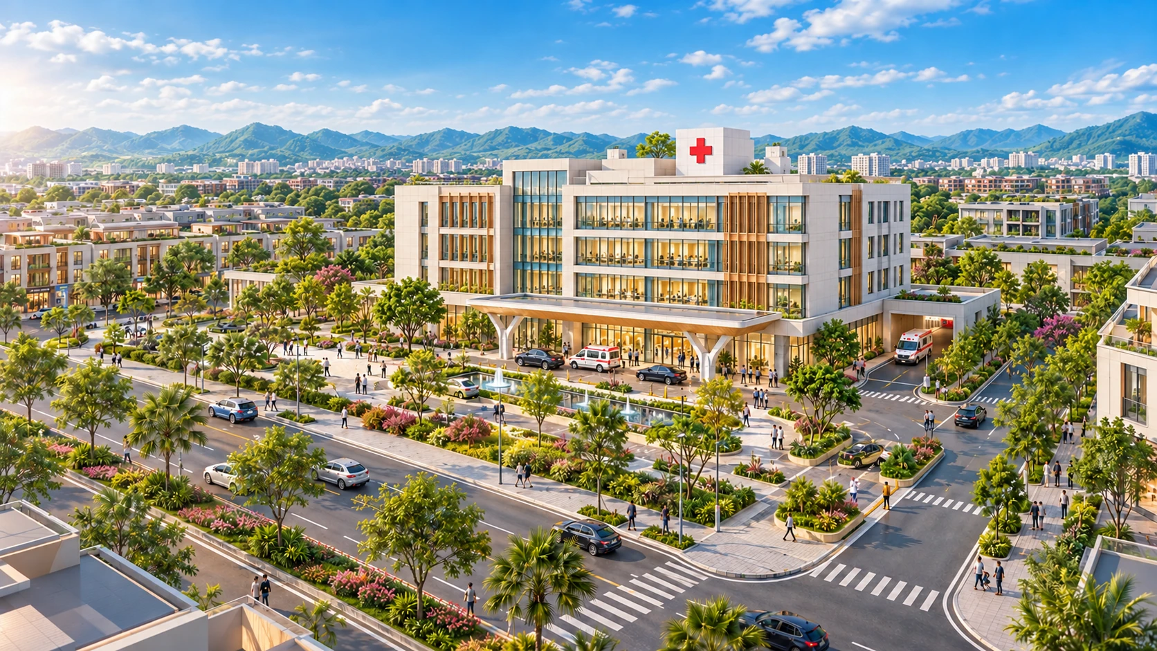 Phối cảnh Bệnh viện chất lượng cao tại ION CITY