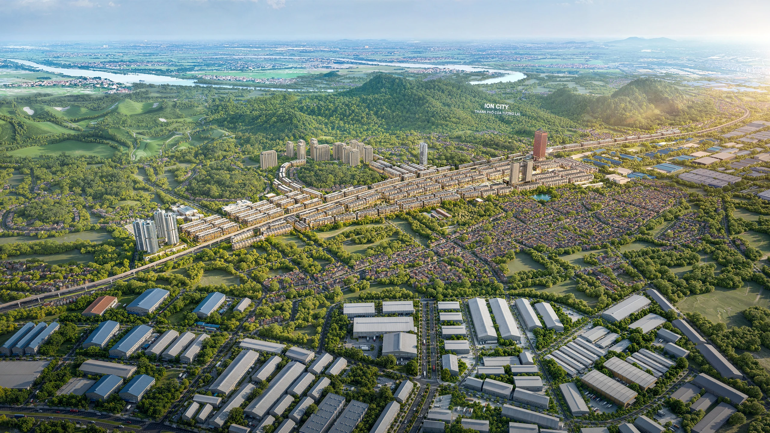Phối cảnh tổng quan ION CITY
